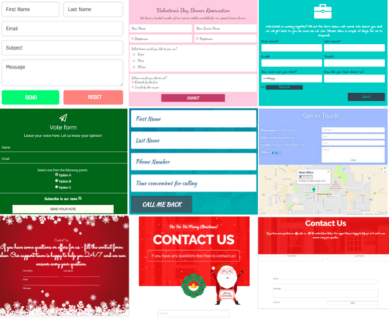 Admin panel, Design settings