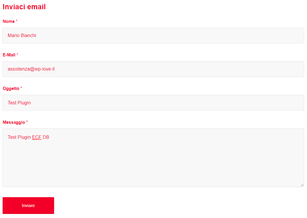 Contact Form Example