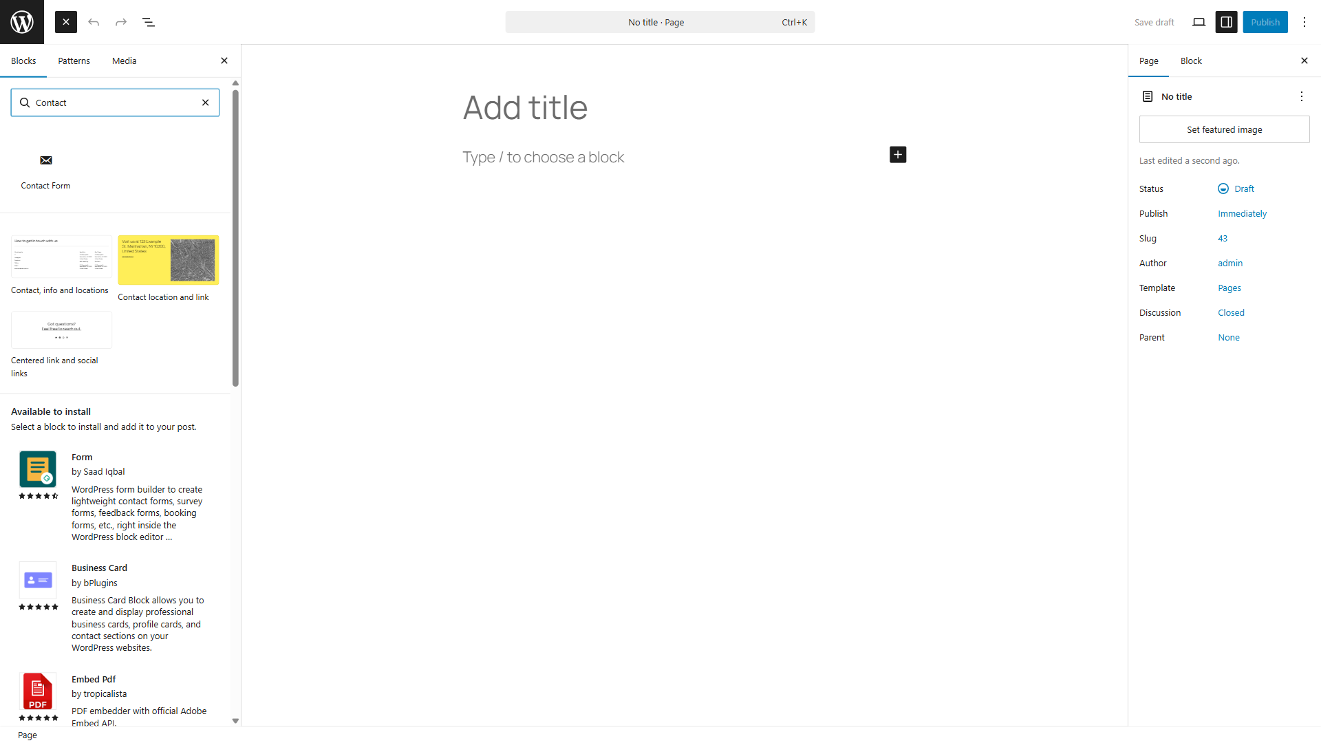 Preview tab. and test forms.