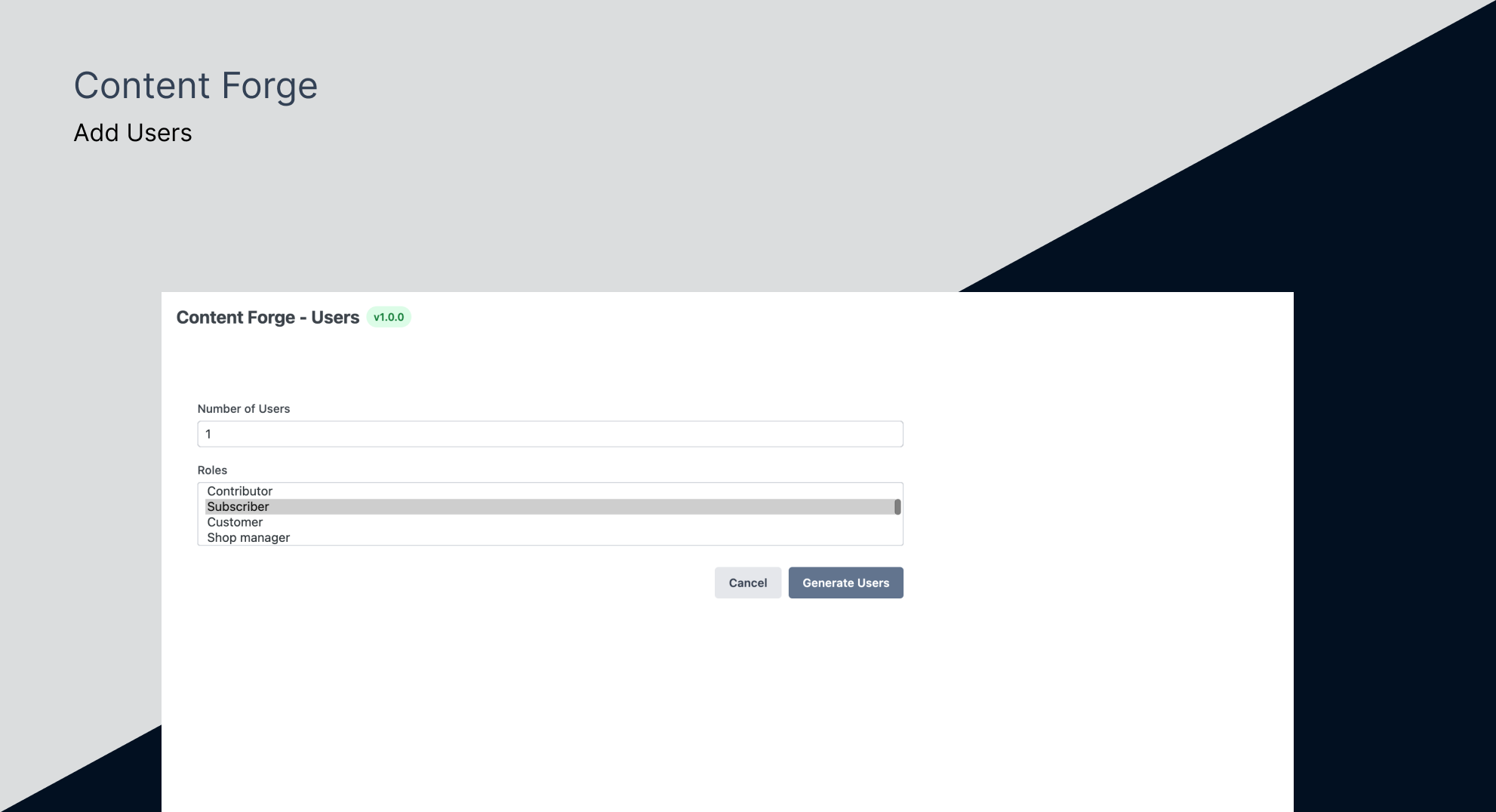 Bulk content management tools