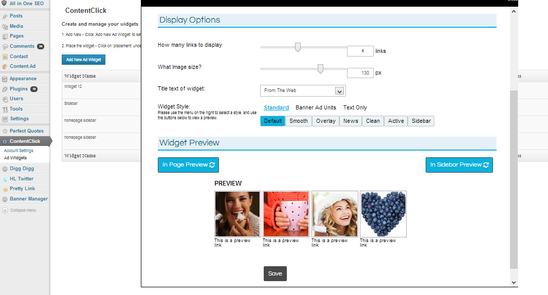 **Step 4 Now’s your chance to style the widget to blend in with the look and feel of your blog.**