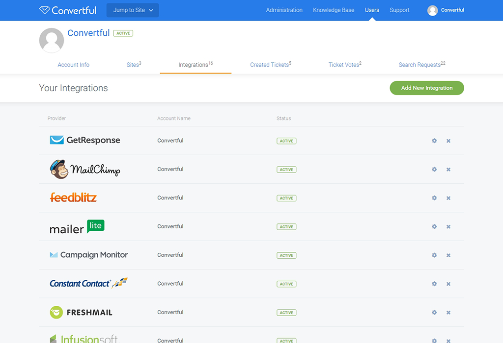 Dozens of integrations with popular services
