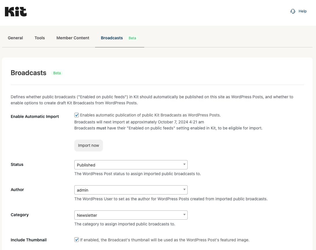 Create your paid membership site by assigning paid Kit Products to your existing WordPress content