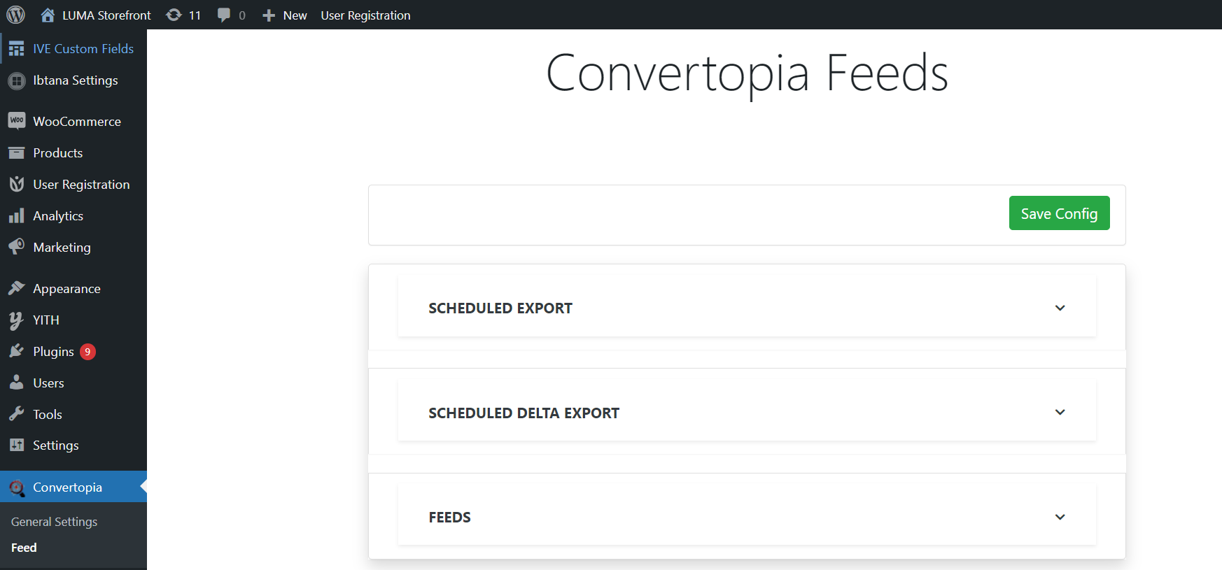 Convertopia Feeds