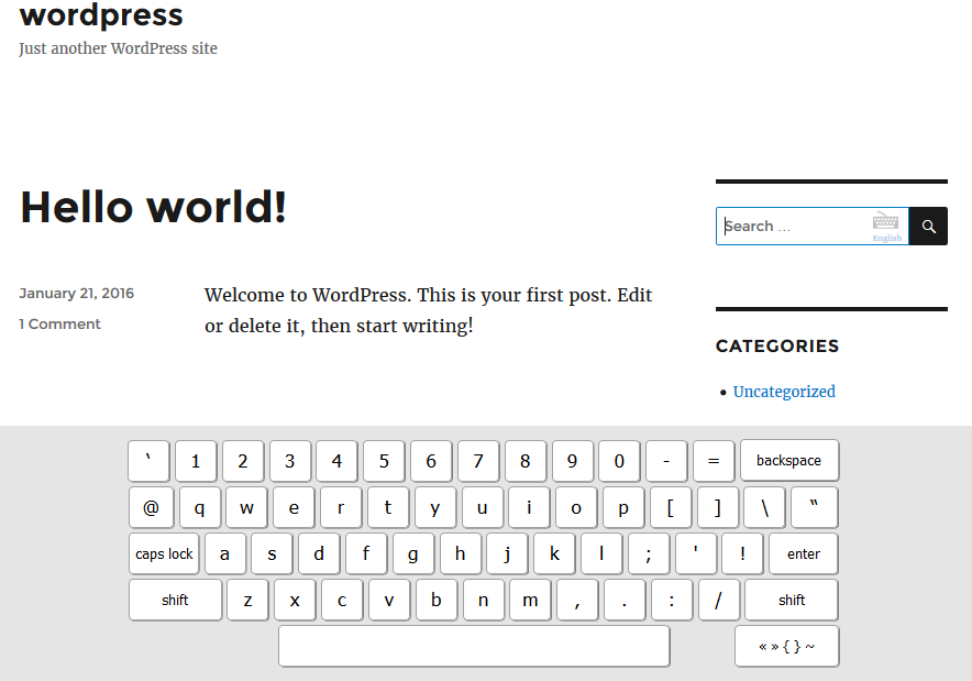 Add keyboard icon for all text inputs and textareas.