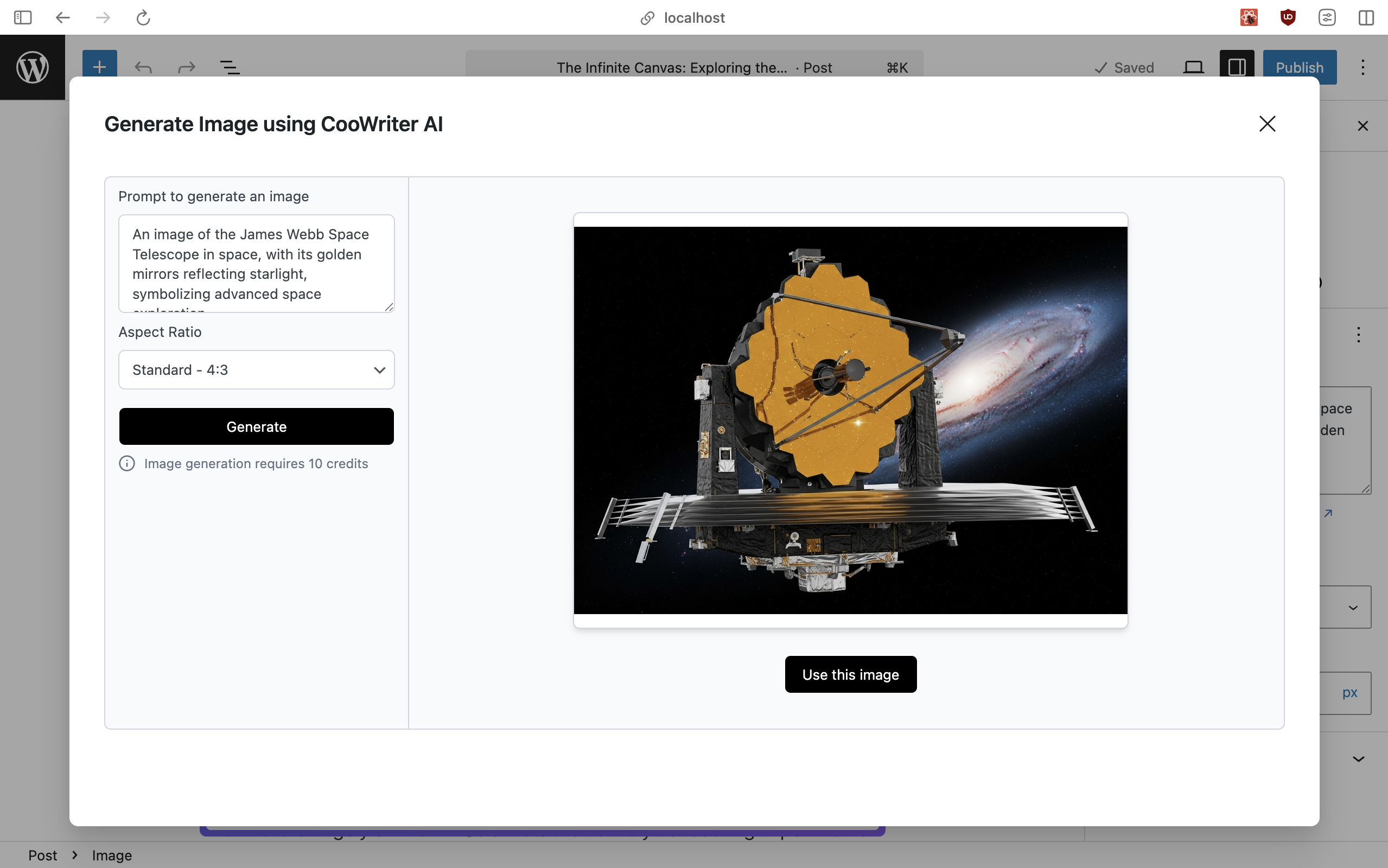 CooWriter AI image generation result.
