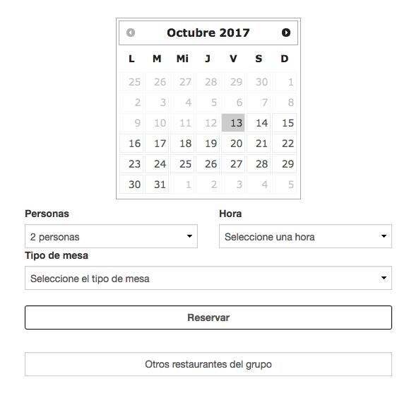 Main booking engine