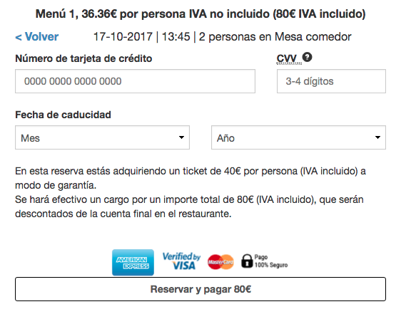 Credit card payments