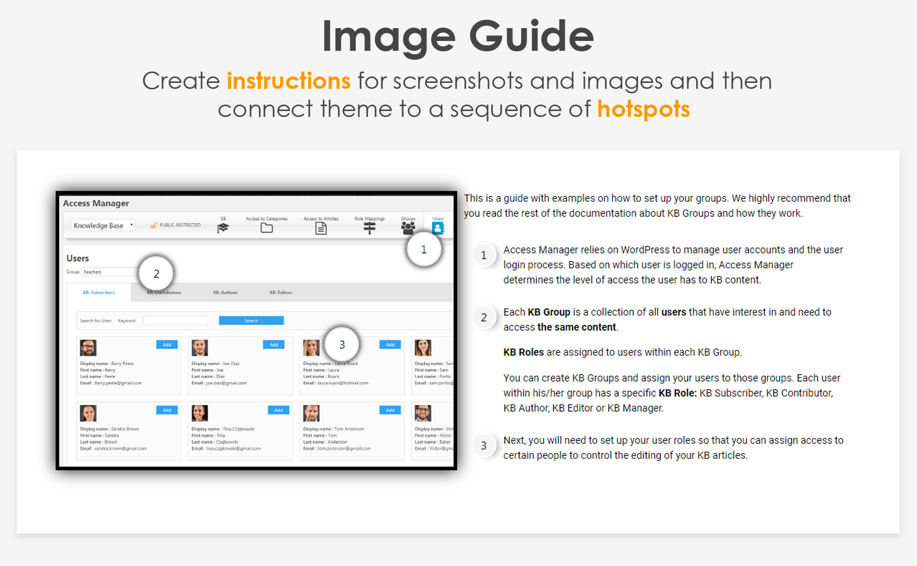 Steps Widget examples