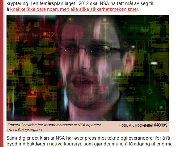 The licensing information displayed by the plugin underneath an image.