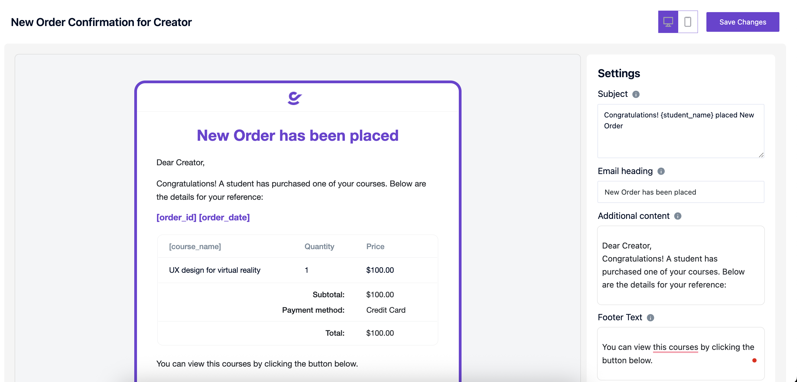 Automated Emails
