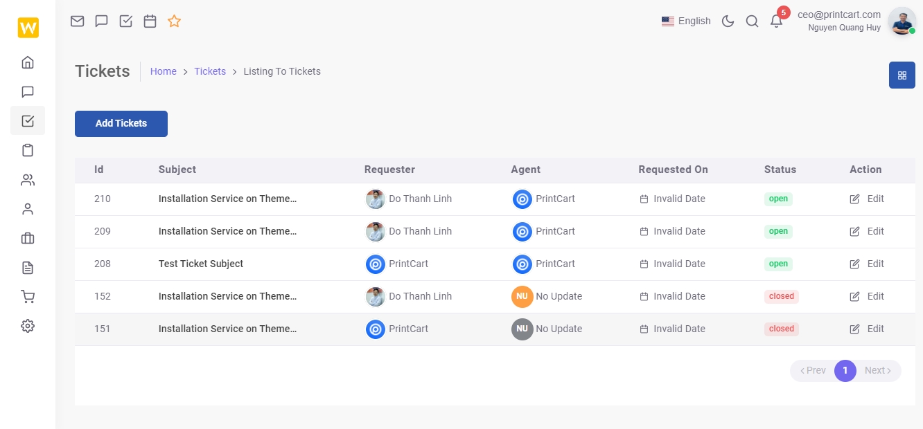 Company Setting