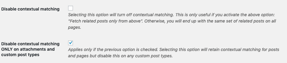 New options in WP-Admin - List Tuning options