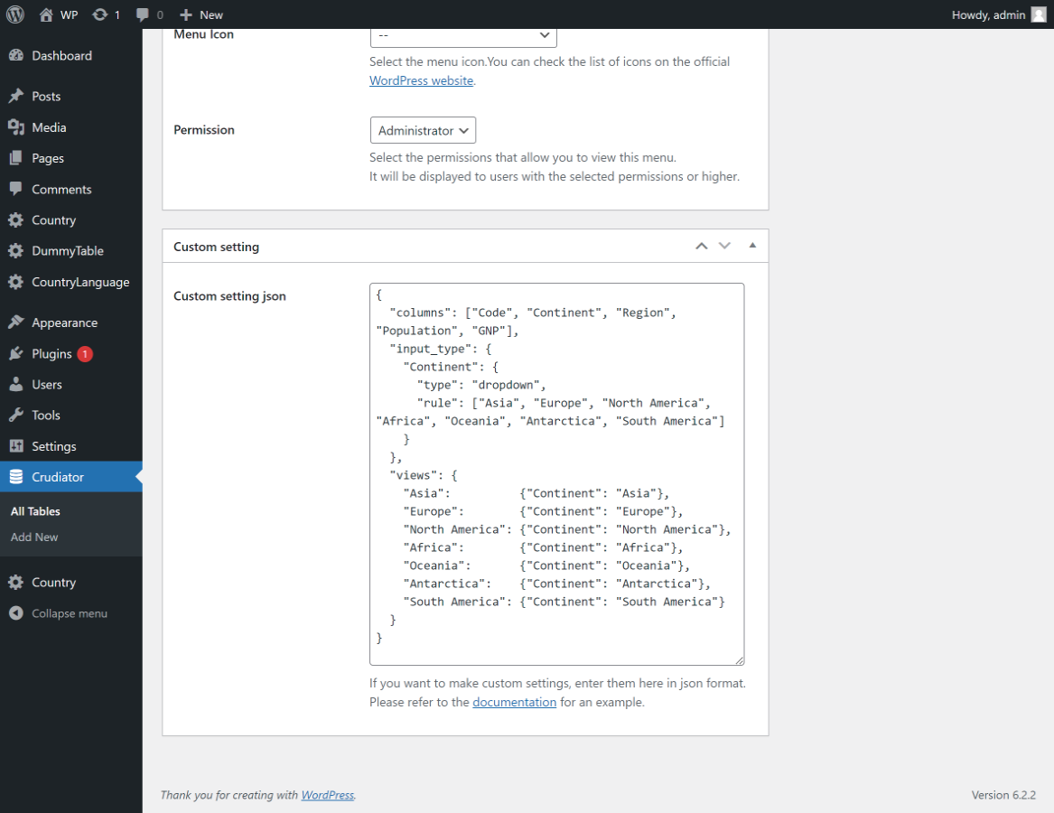You can also use custom json settings to provide the input form you desire.