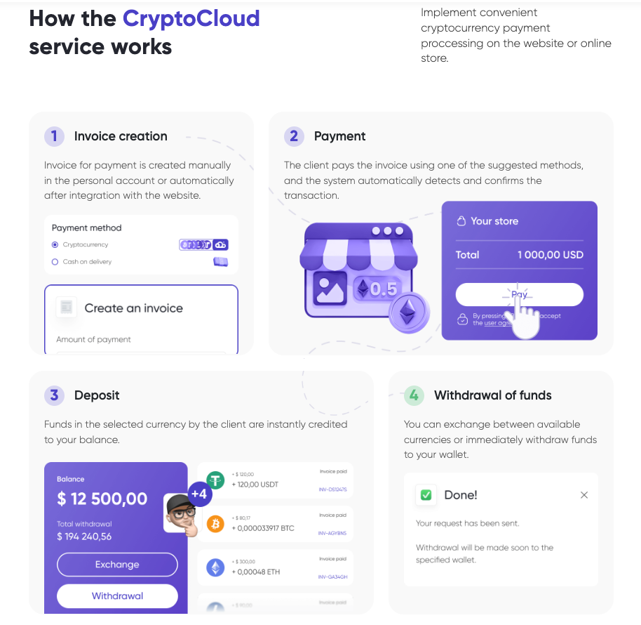 Payment page