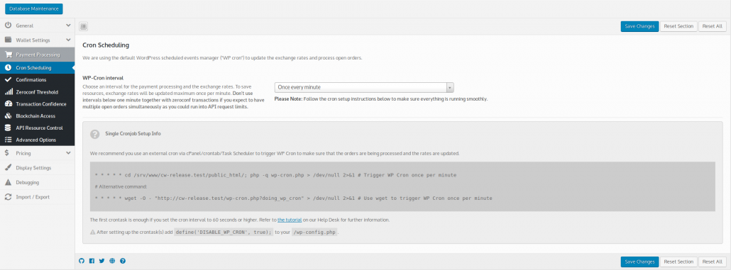 This is what the customers see on your site when checking out.