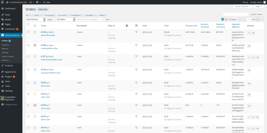 This is the checkout settings page in wp-admin where you can customize the checkout to your liking.