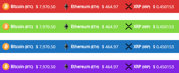 Label Widgets - Full Width