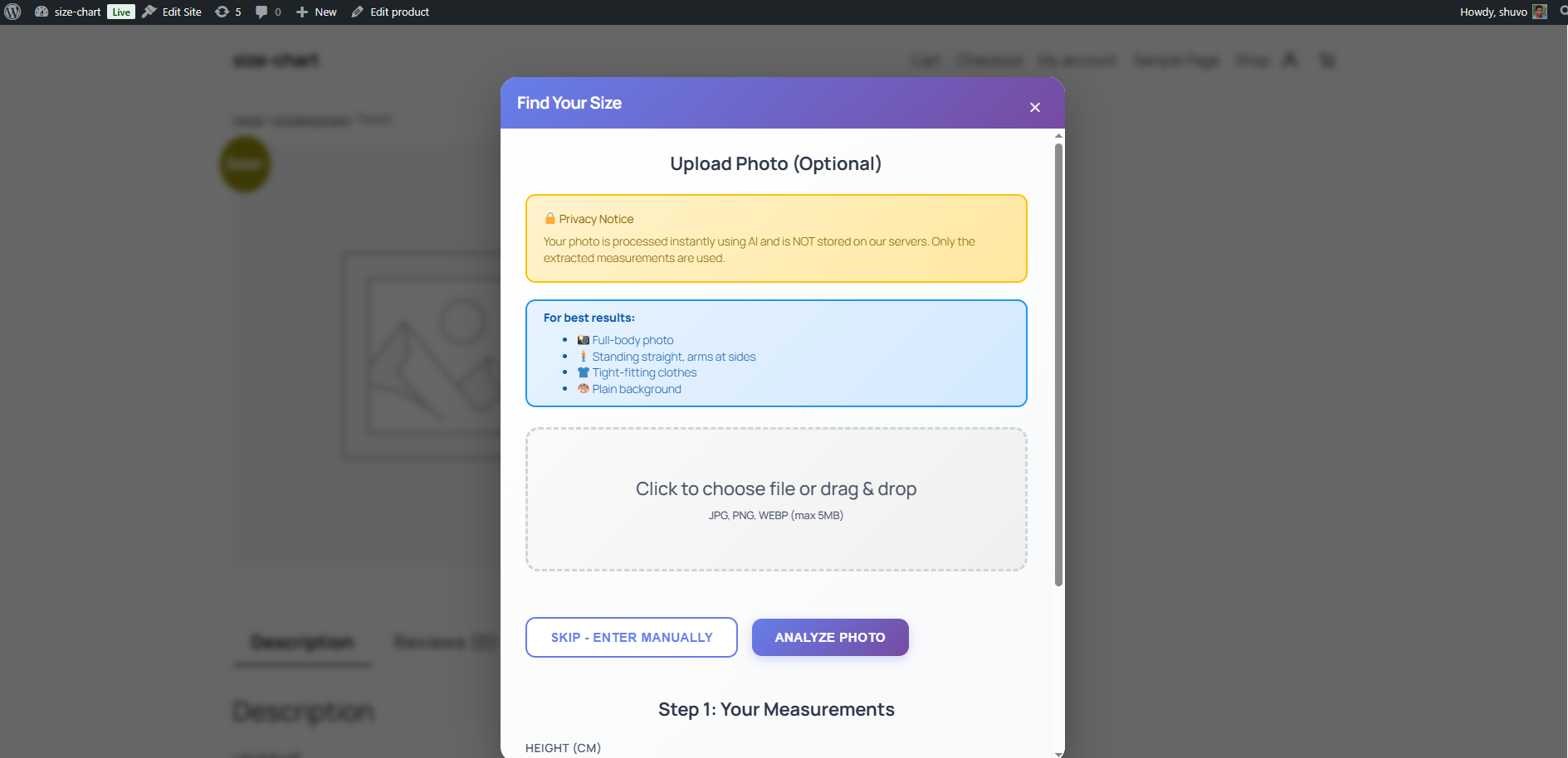 Optional AI assistant