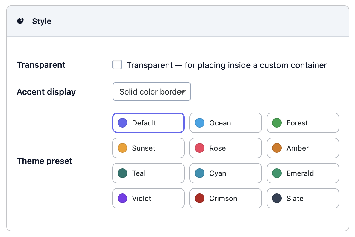 Storage analytics dashboard showing rate history volume, tracked sources, and database distribution.