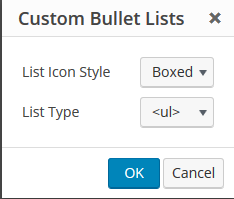 Styling your bullet list