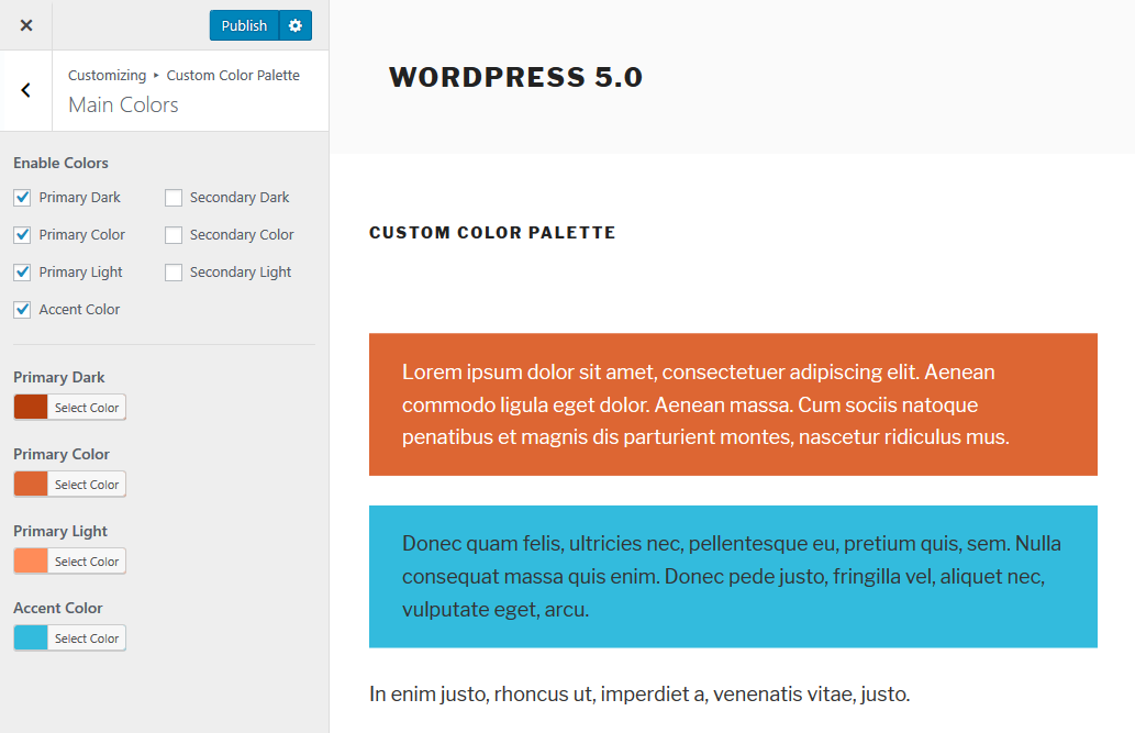 Main Colors