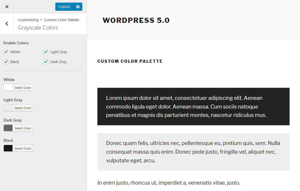 Grayscale Colors