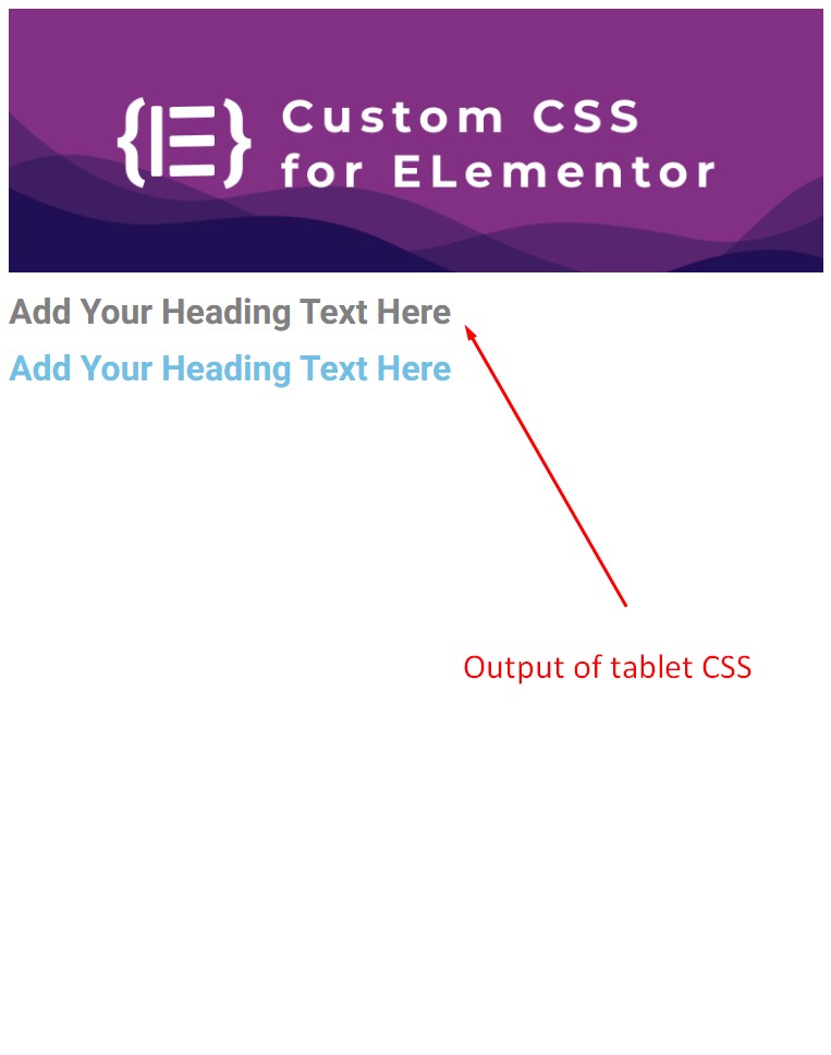 Tablet preview with input CSS.
