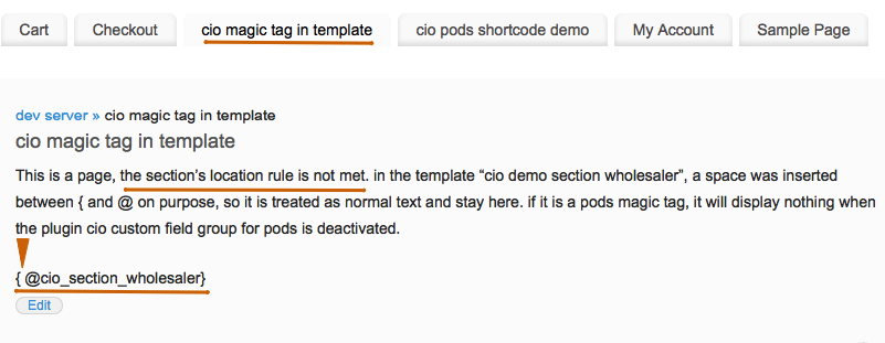 location rules met. magic tags on post with "demo" in post title