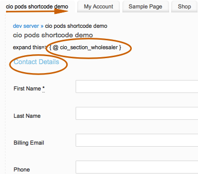 use header field in magic tag in template. You need to activate a pods component called "Template" to create templates.