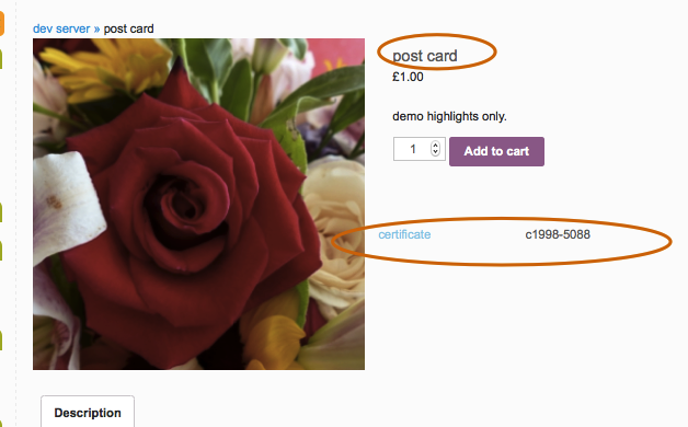 example of headers and footers in generated form. You may customise the display of headers and footers with CSS.