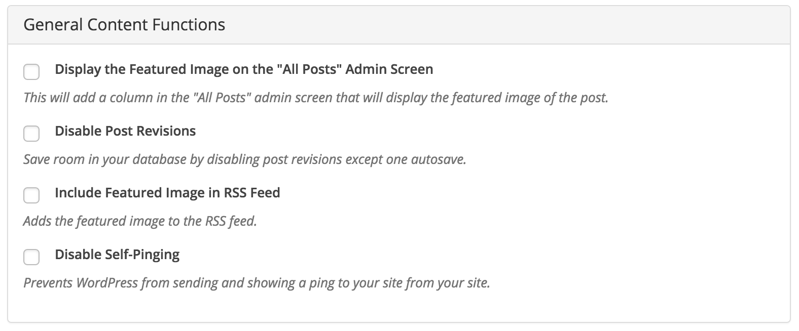 Custom Functions Starter Kit General Content Functions