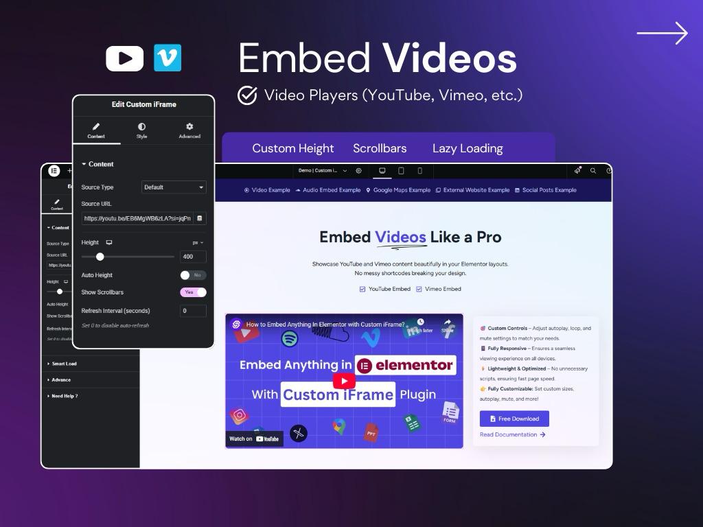 **Embed Social Media Posts** – X, Linkdin, Instagram, etc.
