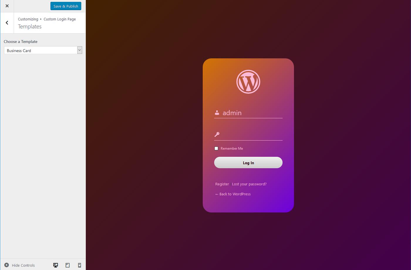 Business Card Template