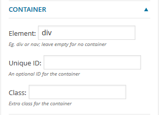 Container Section