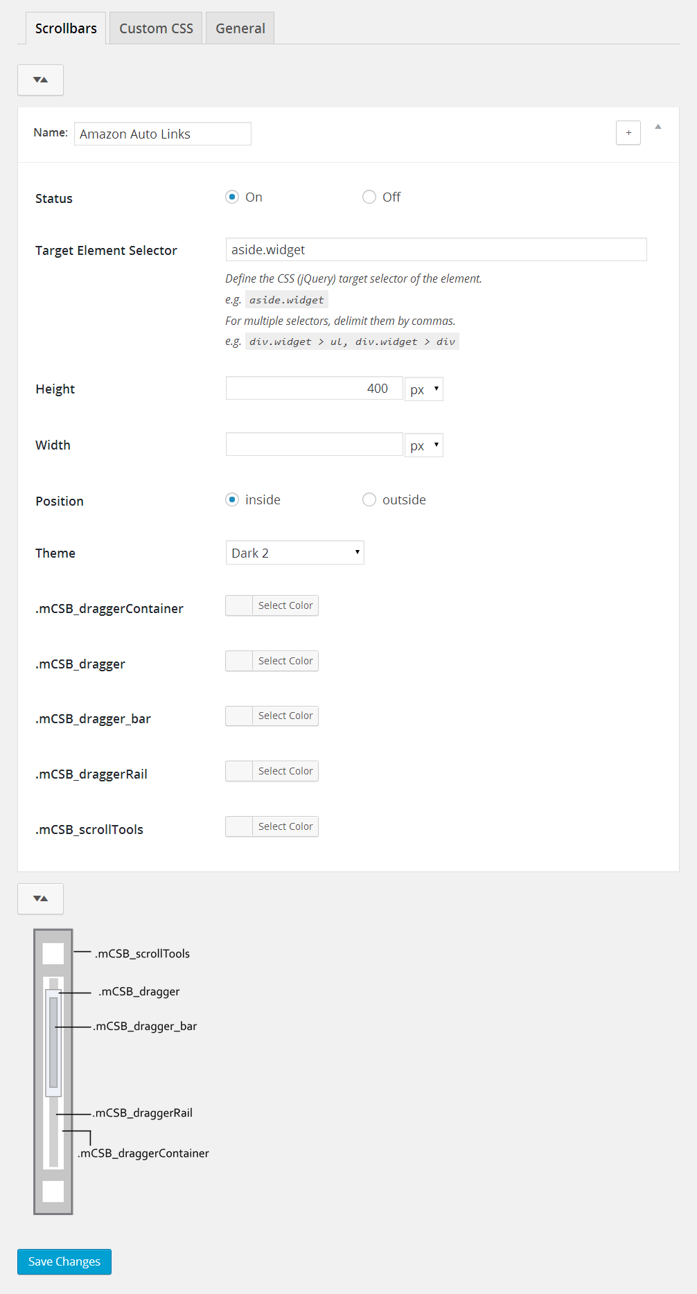 **Setting Page**