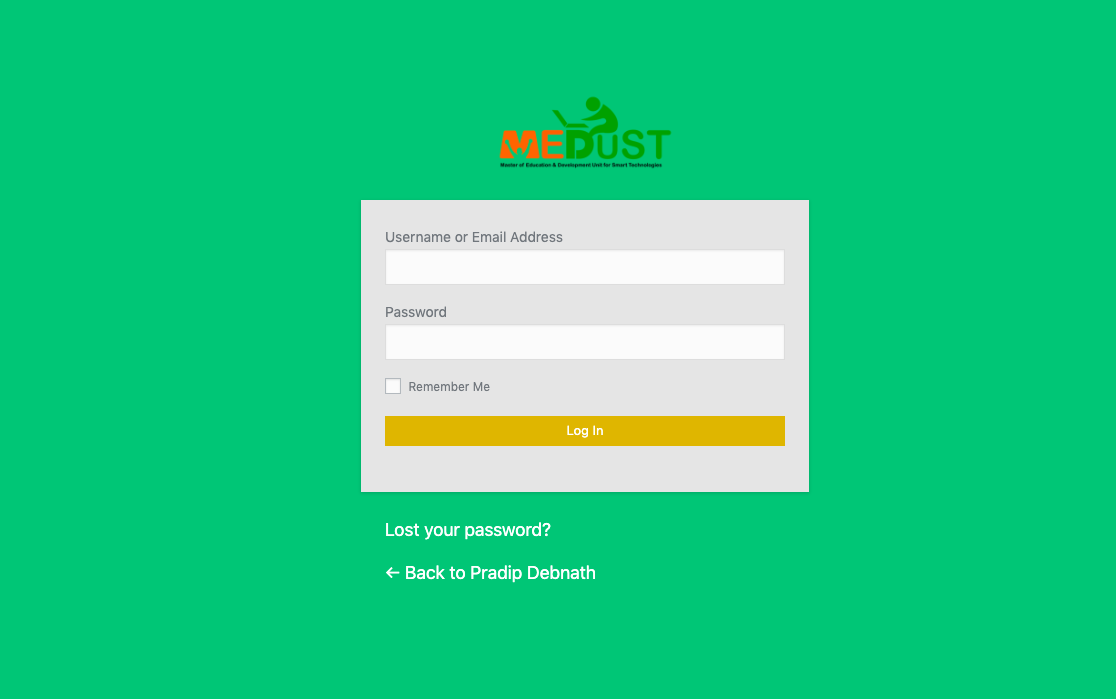 Login Page Example #2
