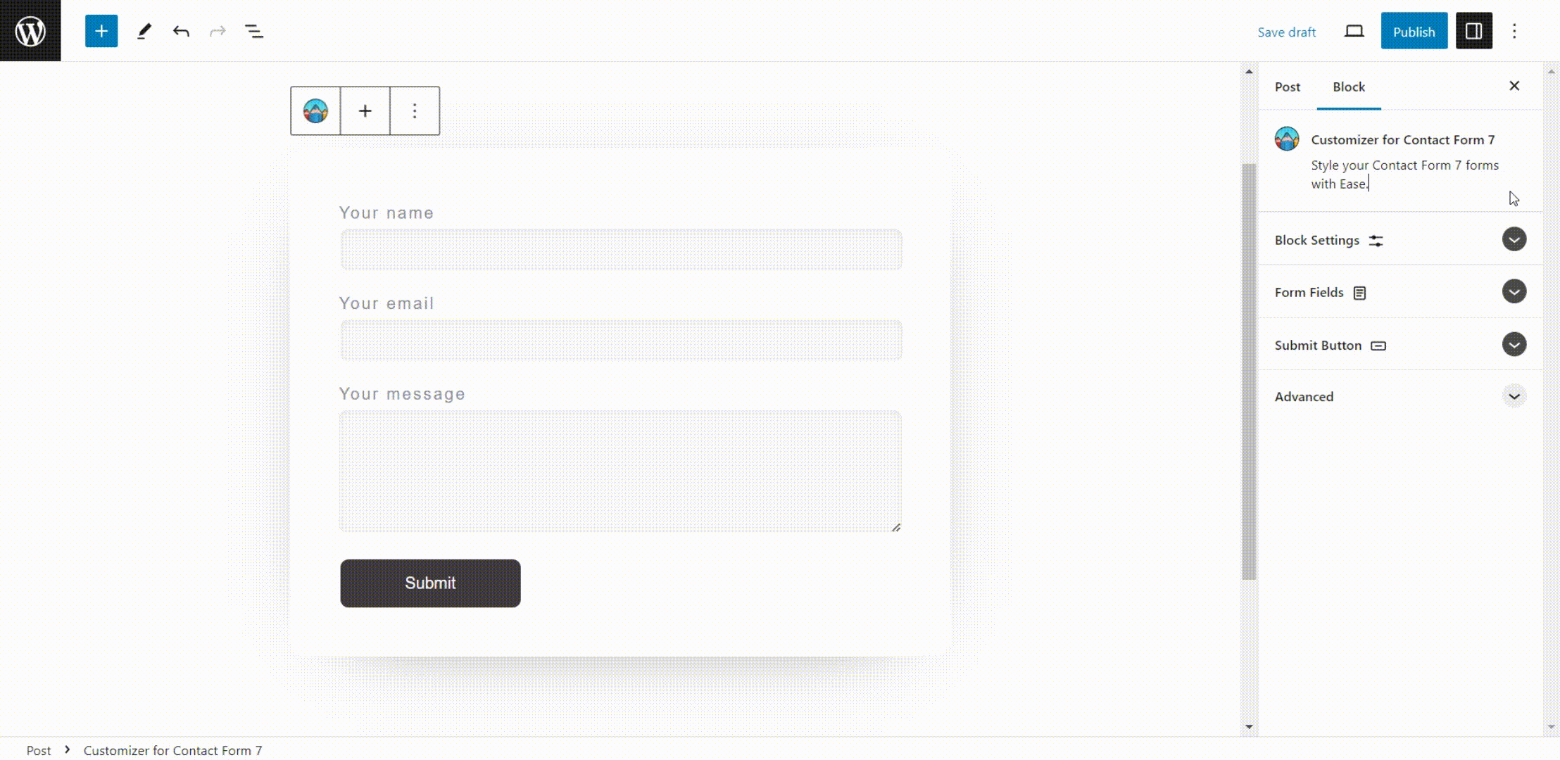 Change background color