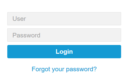 Login form (closeup).