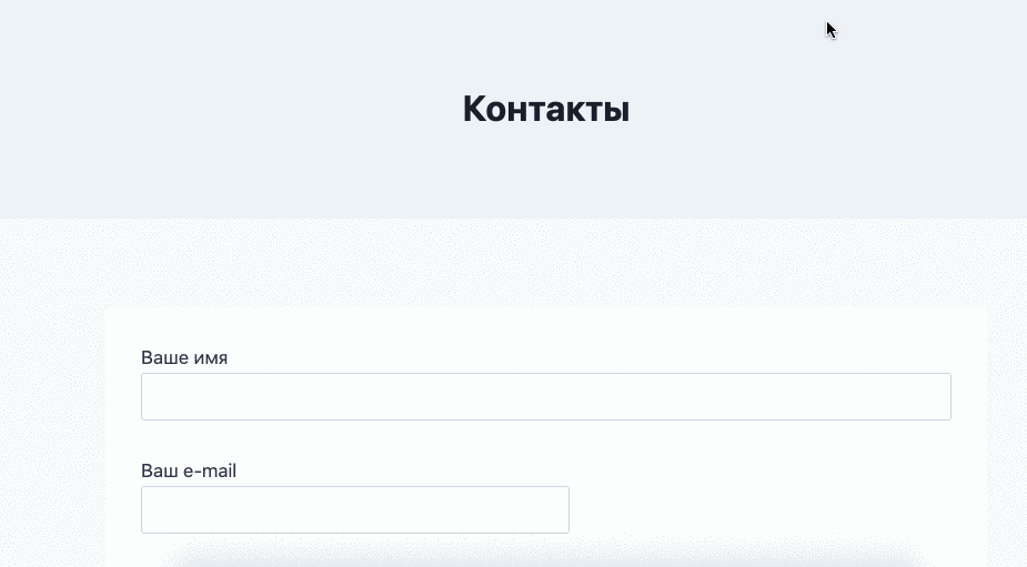 Пример работы в Contact Form 7