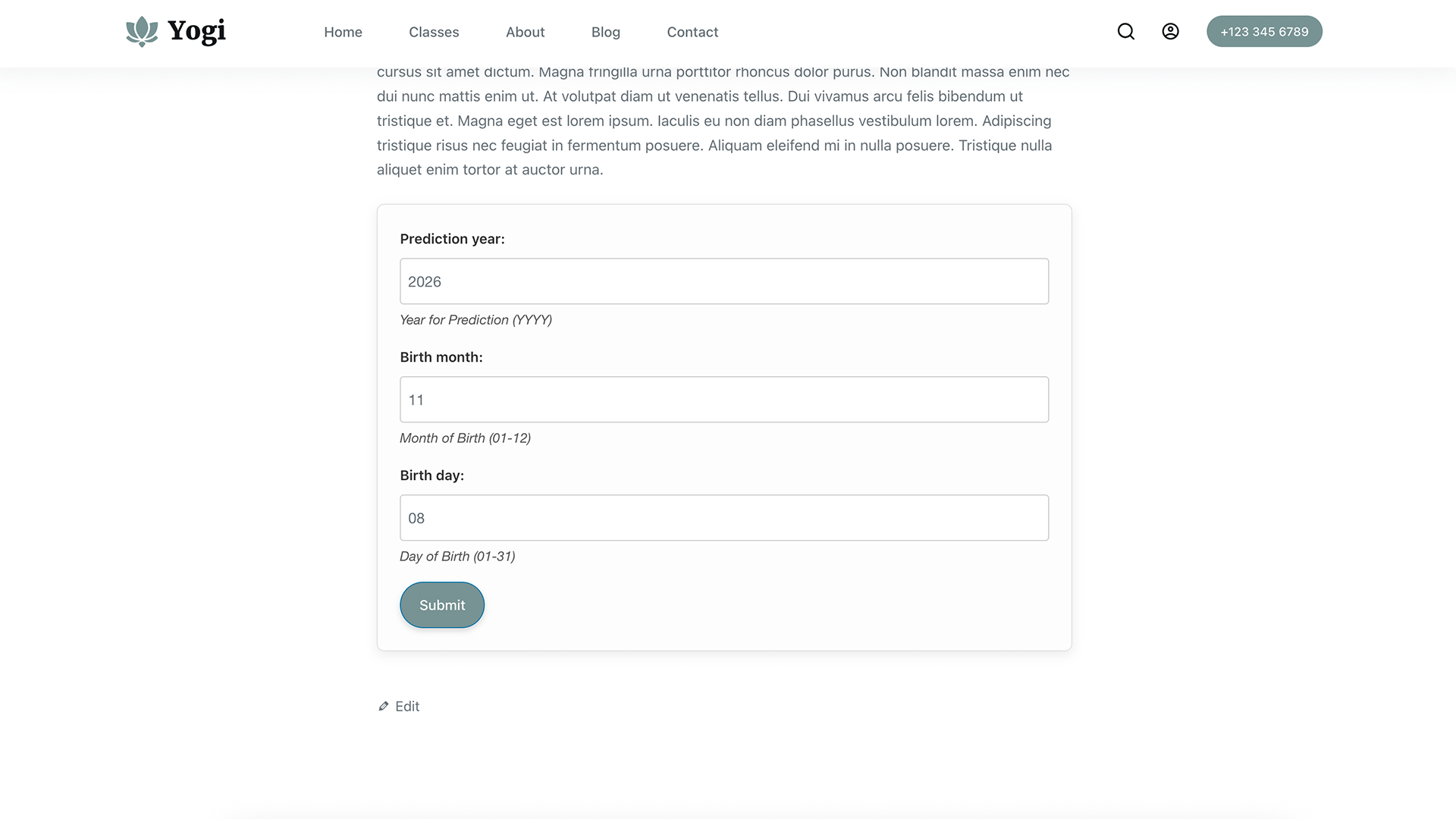 Shortcode front-end form dynamically rendered