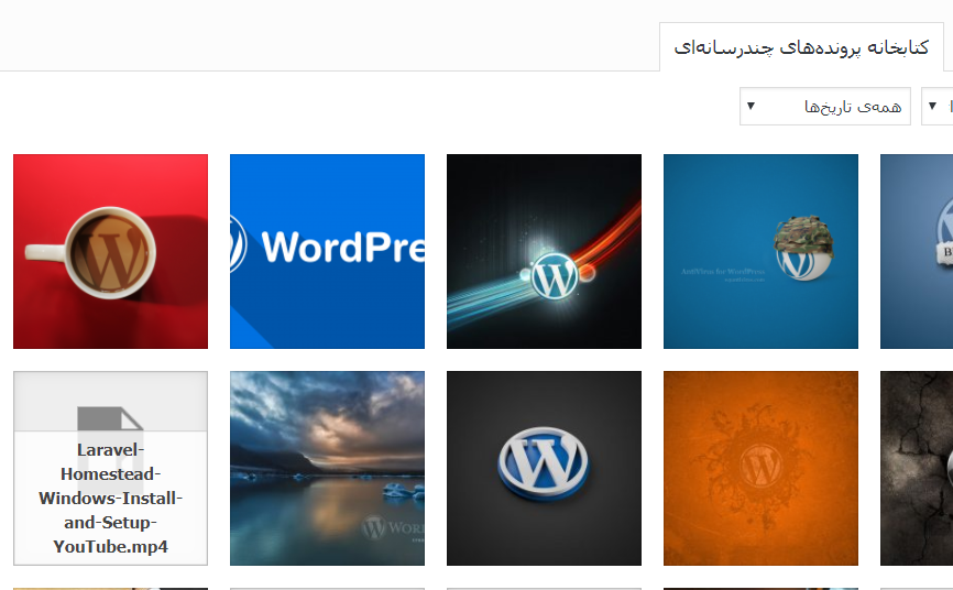 use media library for upload image and video