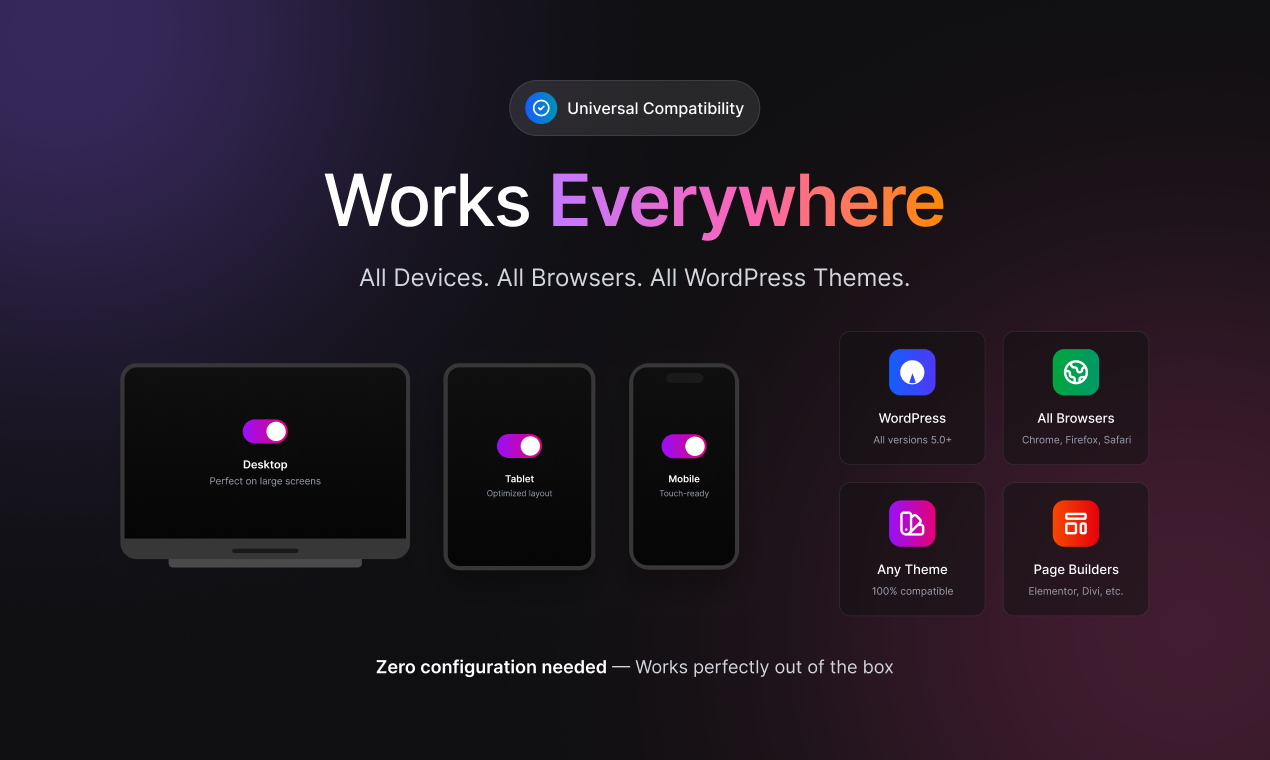 Color Presets with advanced customization.