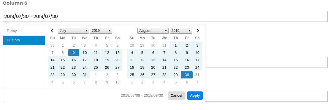You Can Use Ranges To Create User Friendly Date Picker