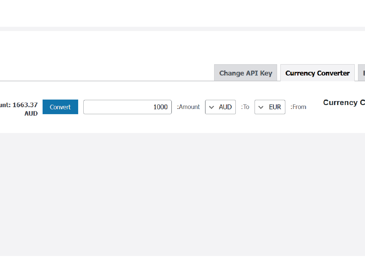 Currency Converter