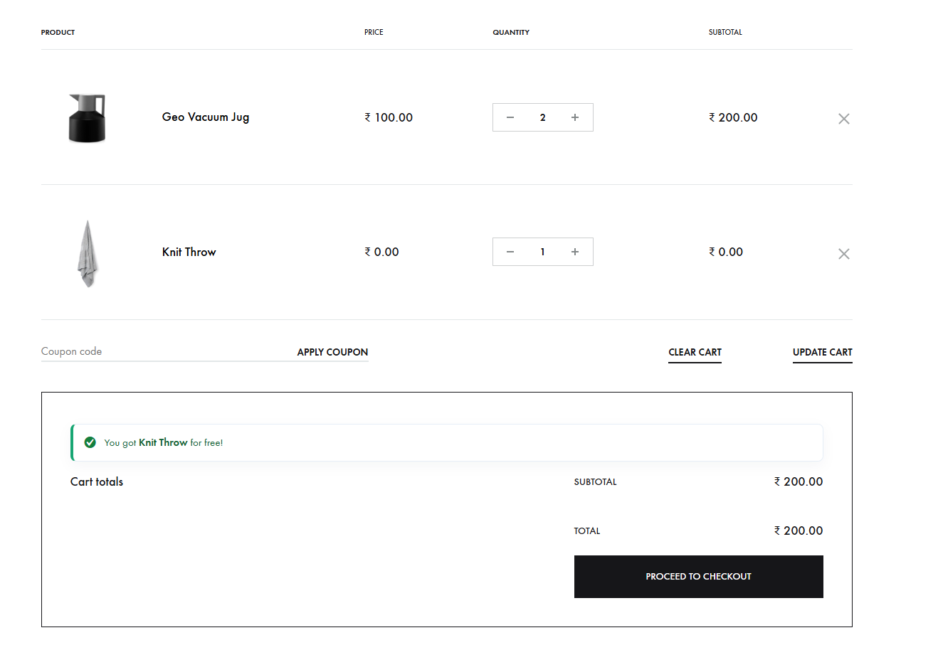 **Cart Notice** - Smart reminders in the cart.