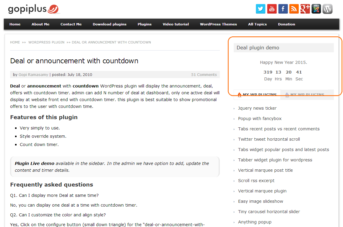 Front Screen. http://www.gopiplus.com/work/2010/07/18/deal-or-announcement-with-countdown-timer/