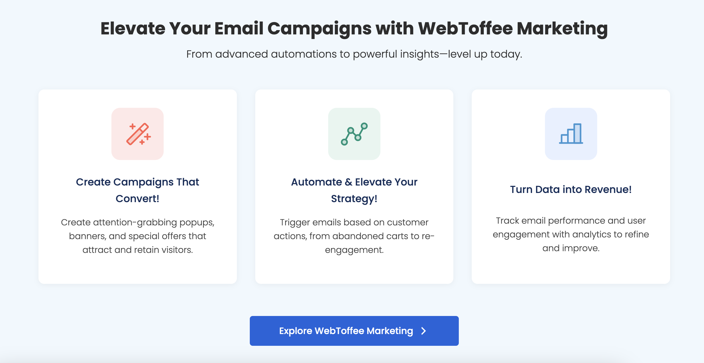 Explore WebToffee Marketing App