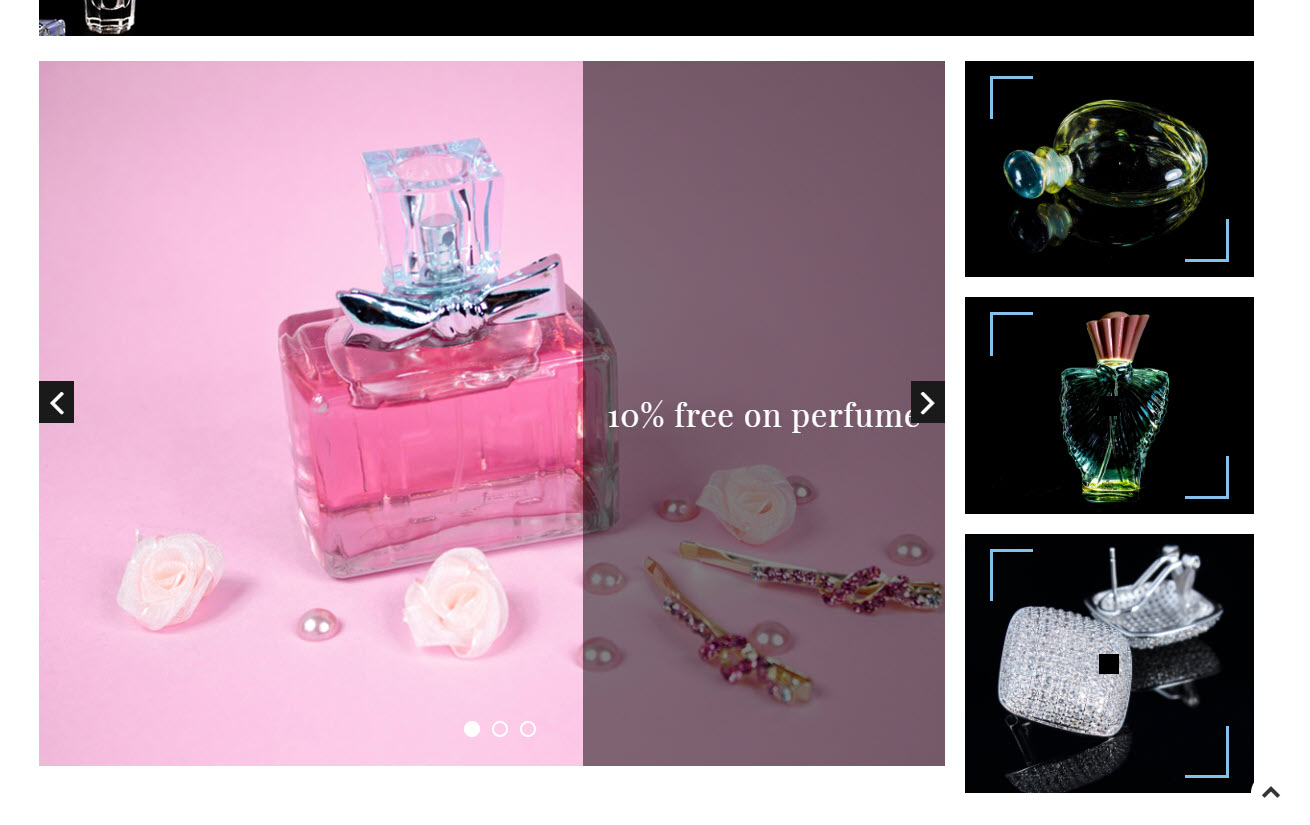 Product Slider & Promo Box