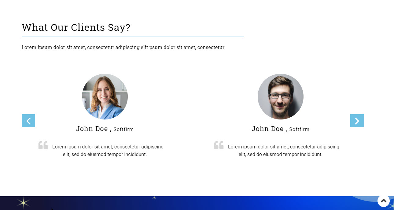 Testimonial Carousel